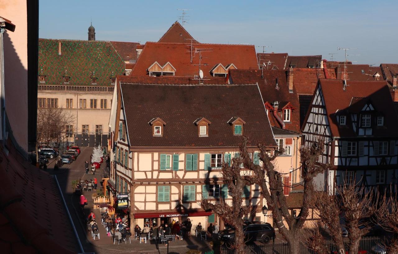 Appartement Sous les toits du Zinc - Climatisé à Colmar Extérieur photo